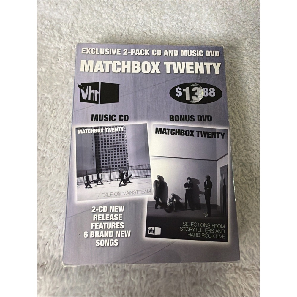 Matchbox Twenty Exile On Mainstream 2-Pack CD & VH1 DVD Exclusive Box Set 2007
